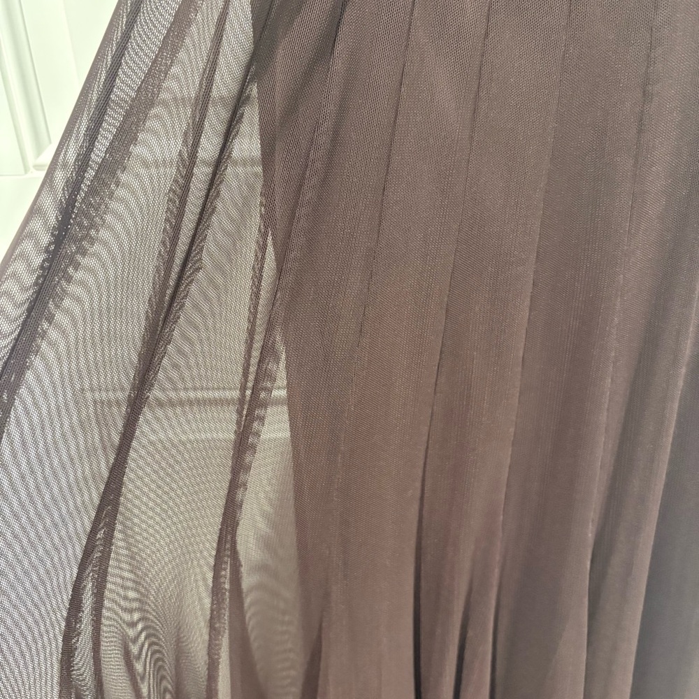 Xscape Petite women’s formal Long dress Brown Maxi Dress Size 8 P - Picture 8 of 9